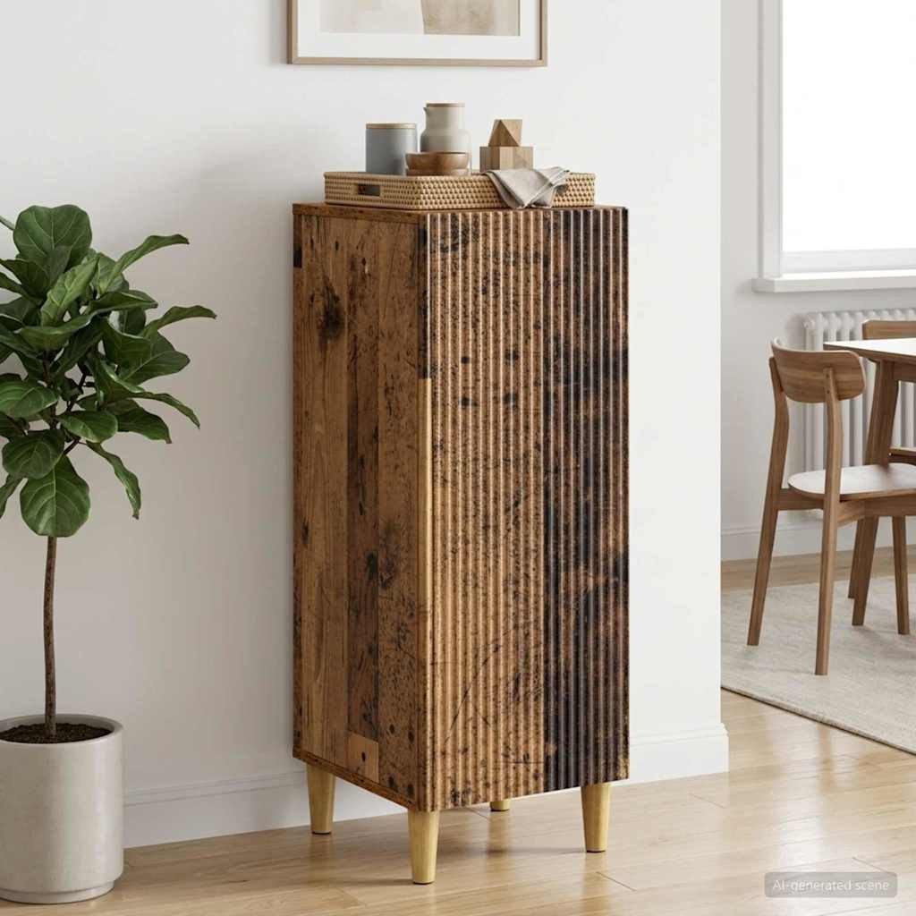 vidaXL Sideboard Altholz 33 x 34,5 x 90 cm Holzwerkstoff