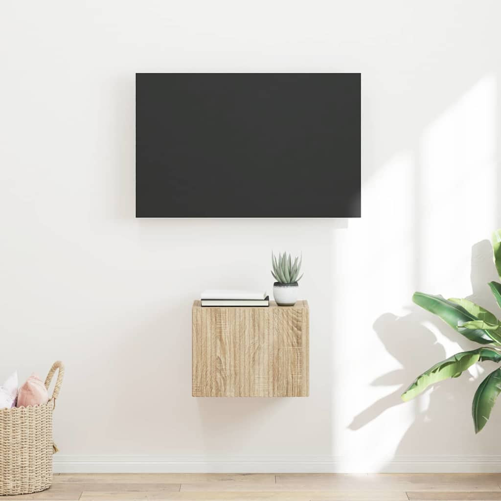 vidaXL TV-Wandschrank Sonoma 39 x 31 x 29,5 cm Holzwerkstoff