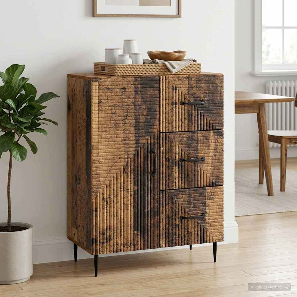 vidaXL Sideboard Altholz 66 x 34,5 x 89,5 cm Holzwerkstoff