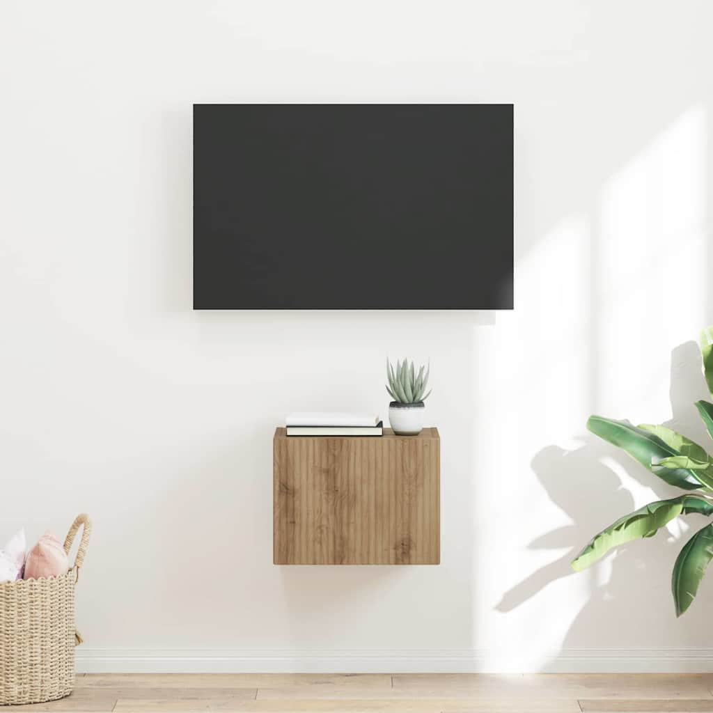 vidaXL TV-Wandschrank 39 x 31 x 29,5 cm Kunsthandwerk Eiche