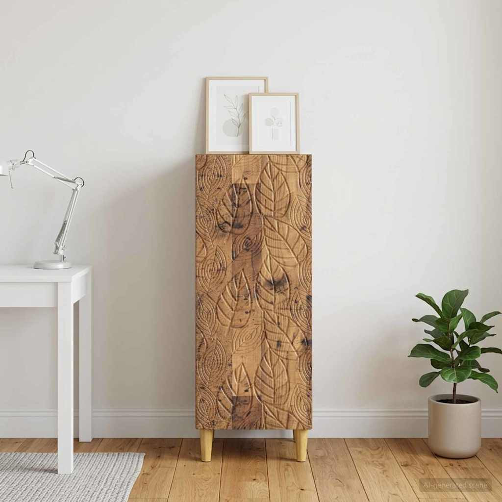 vidaXL Sideboard Altholz 33 x 34,5 x 90 cm Holzwerkstoff