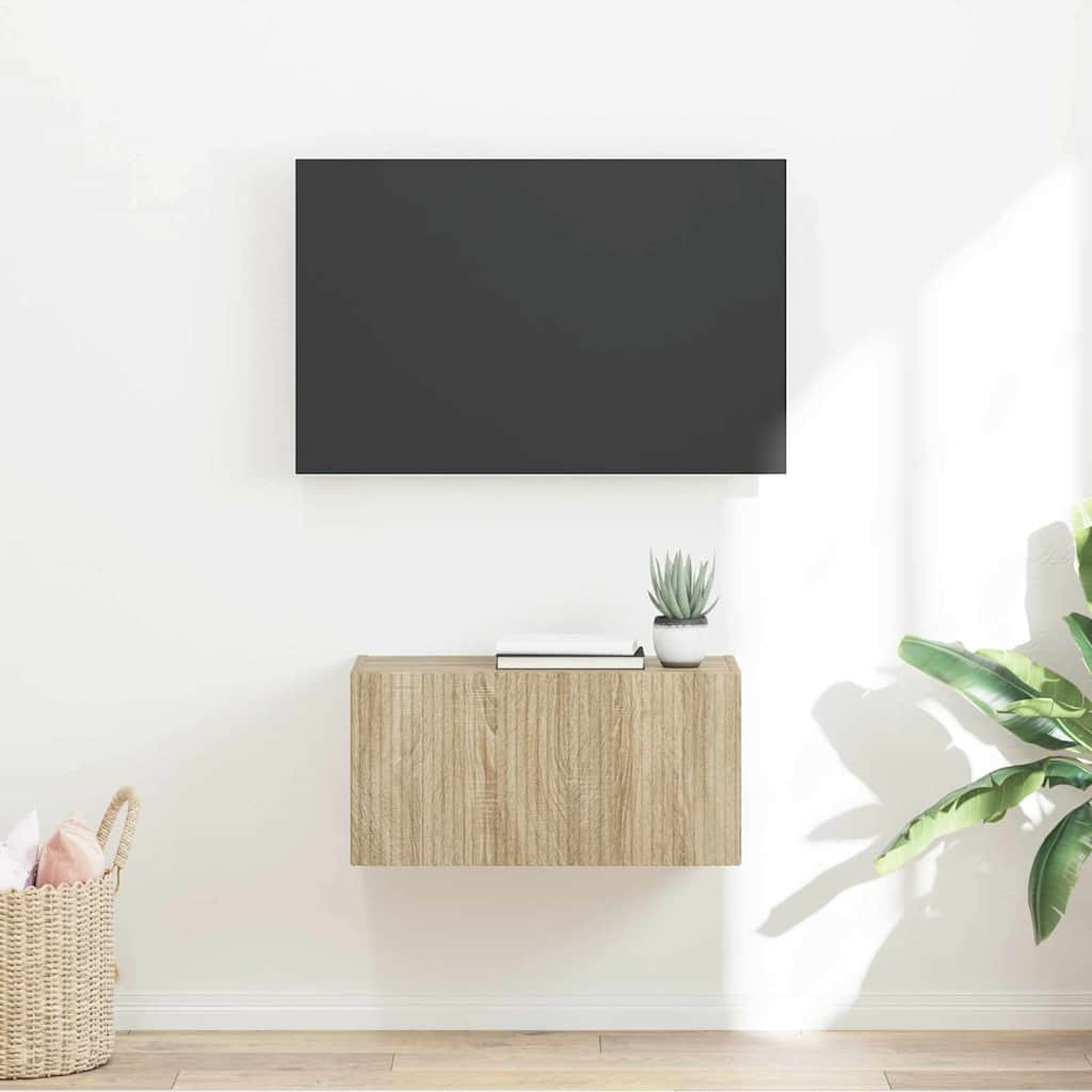 vidaXL TV-Wandschrank Sonoma 60 x 31 x 29,5 cm Holzwerkstoff