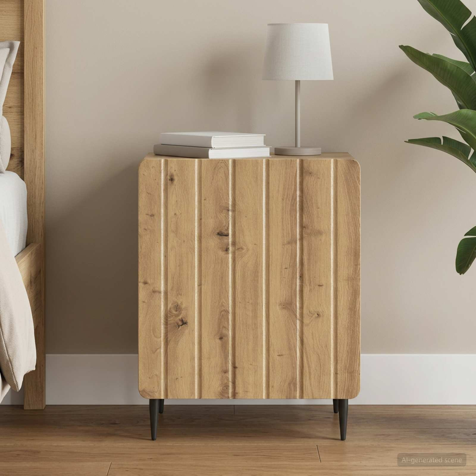 vidaXL Nachttisch Artisan-Eiche 43 x 34,5 x 52 cm Holzwerkstoff