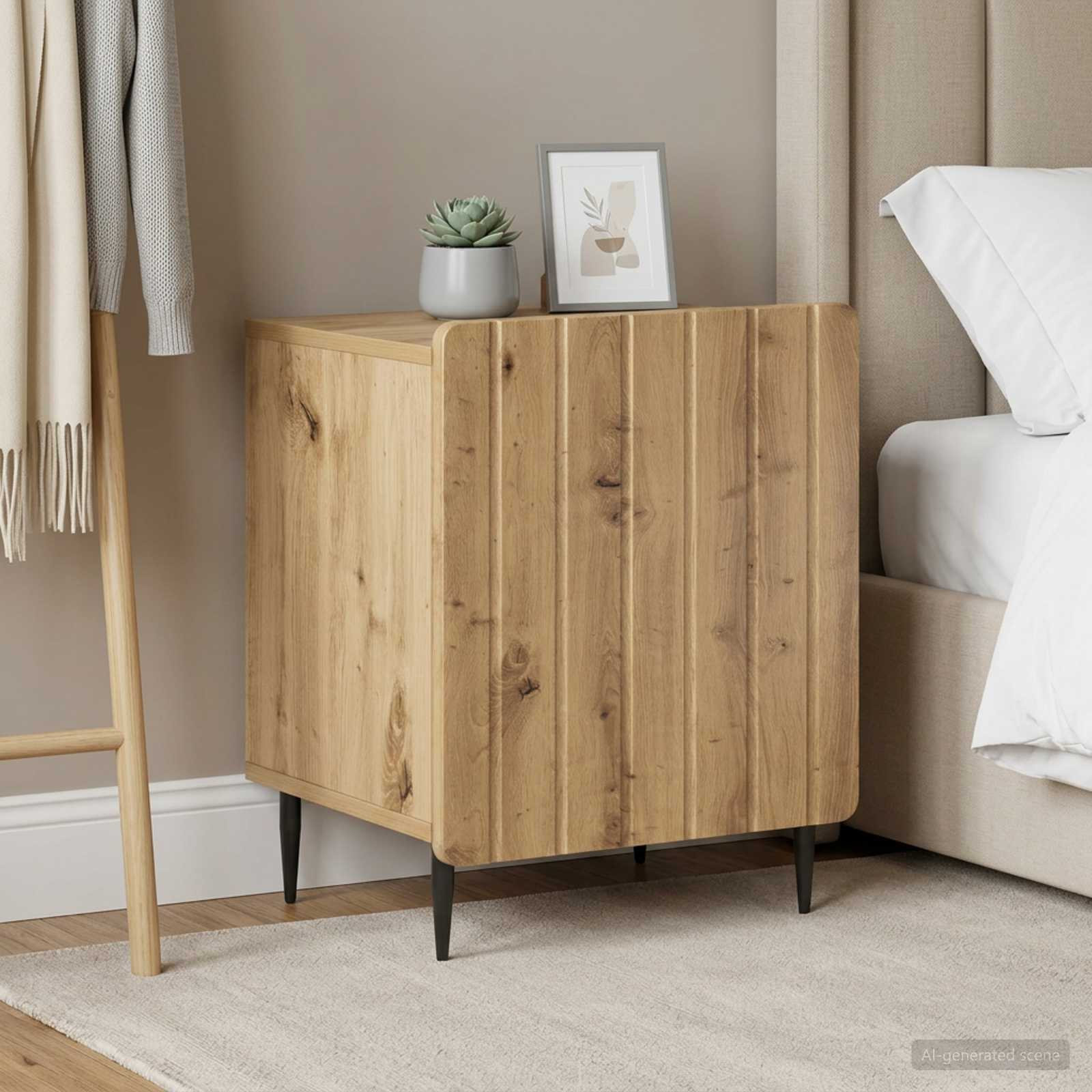 vidaXL Nachttisch 2 Stk. Artisan-Eiche 43 x 34,5 x 52 cm Holzwerkstoff