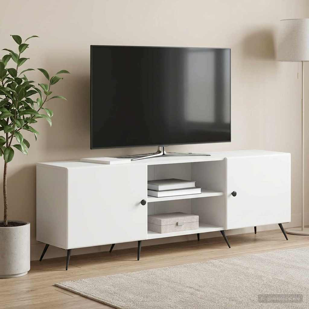 vidaXL TV-Schränk Weiß 150 x 31 x 50 cm Holzwerkstoff
