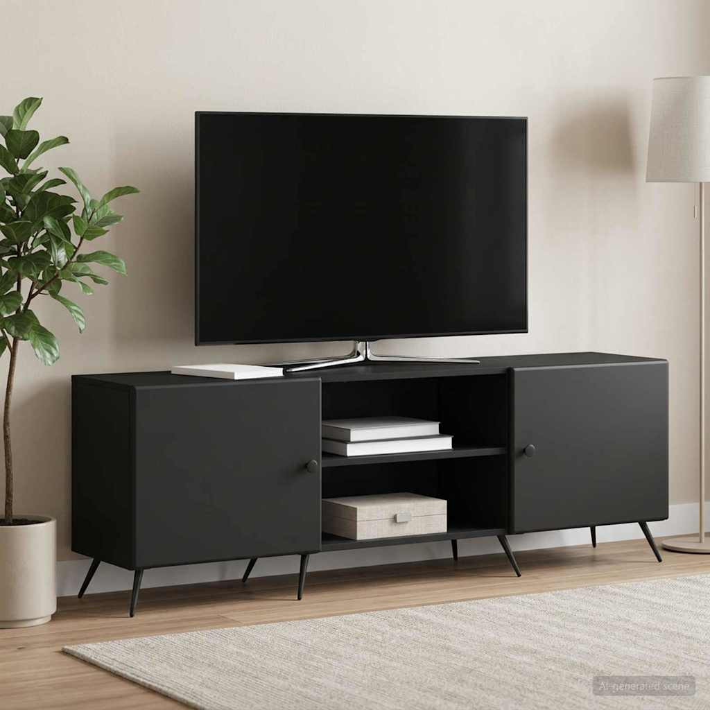 vidaXL TV-Schränk Schwarz 150 x 31 x 50 cm Holzwerkstoff