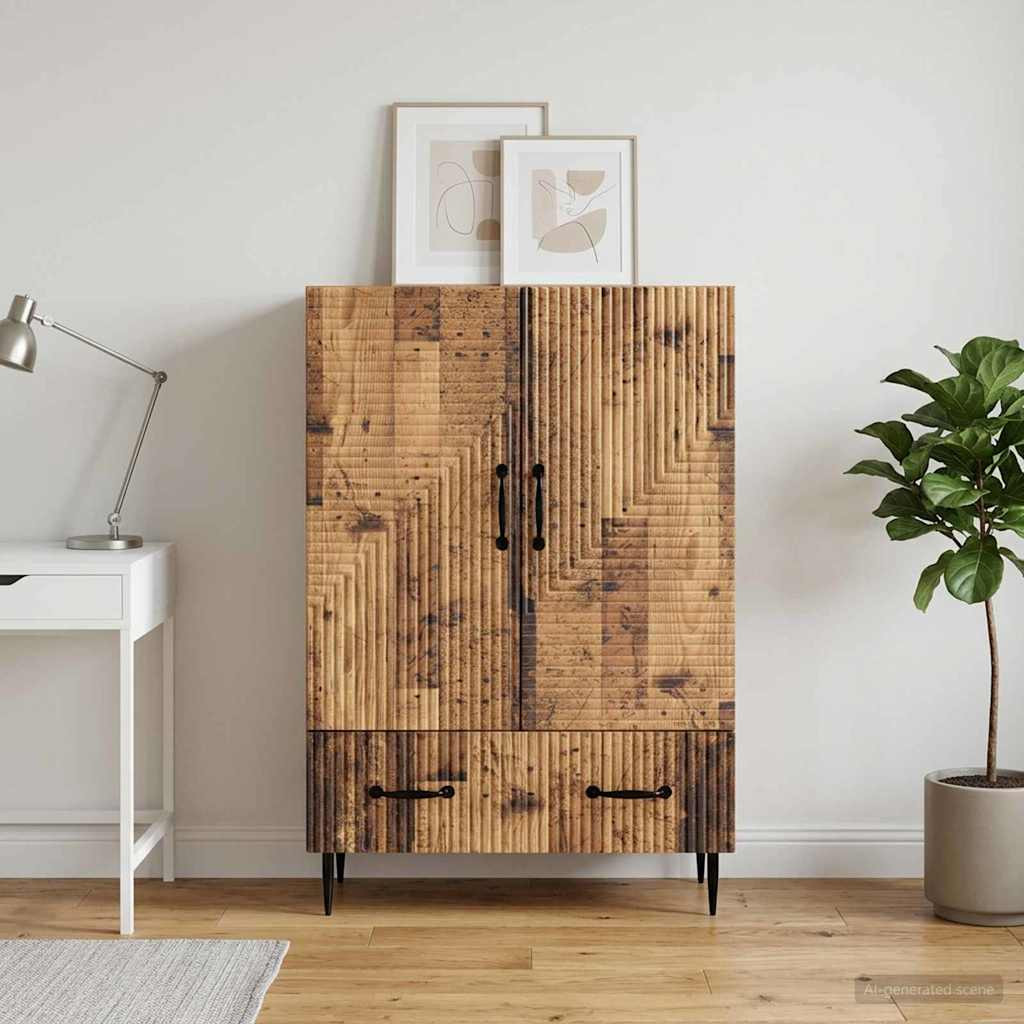 vidaXL Sideboard Altholz 66 x 34,5 x 95 cm Holzwerkstoff