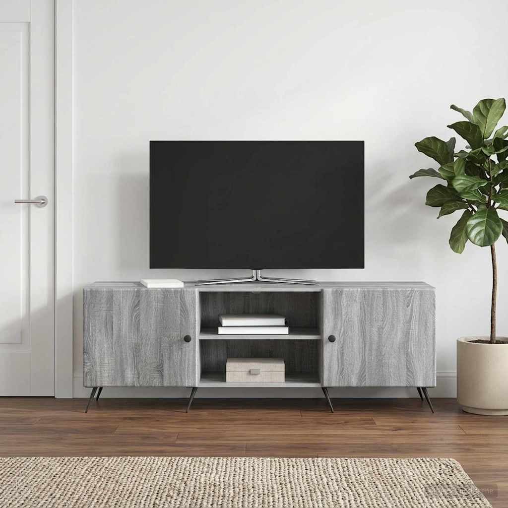 vidaXL TV-Schränk 150 x 31 x 50 cm Graues Sonoma Holzwerkstoff