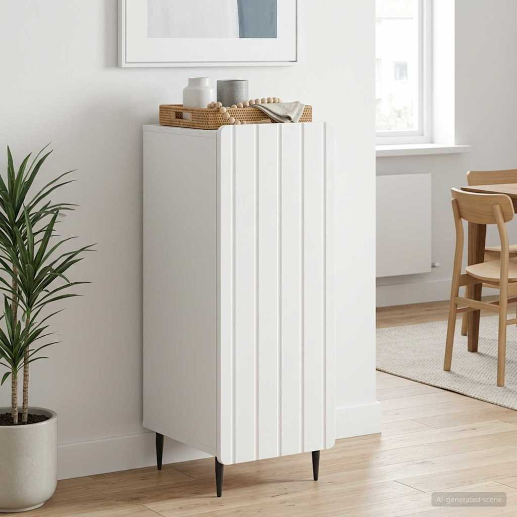 vidaXL Sideboard Weiß 34,5 x 33 x 92 cm Holzwerkstoff