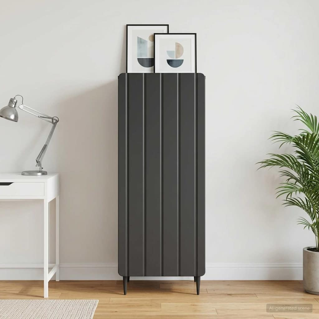 vidaXL Sideboard Schwarz 34,5 x 33 x 92 cm Holzwerkstoff