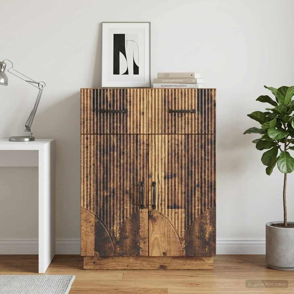 vidaXL Sideboard Altholz 66 x 34,5 x 87 cm Holzwerkstoff