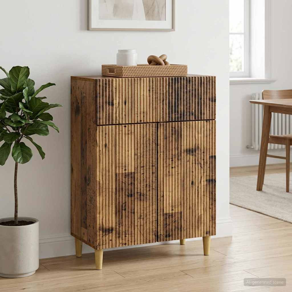 vidaXL Sideboard Altholz 66 x 34,5 x 90 cm Holzwerkstoff