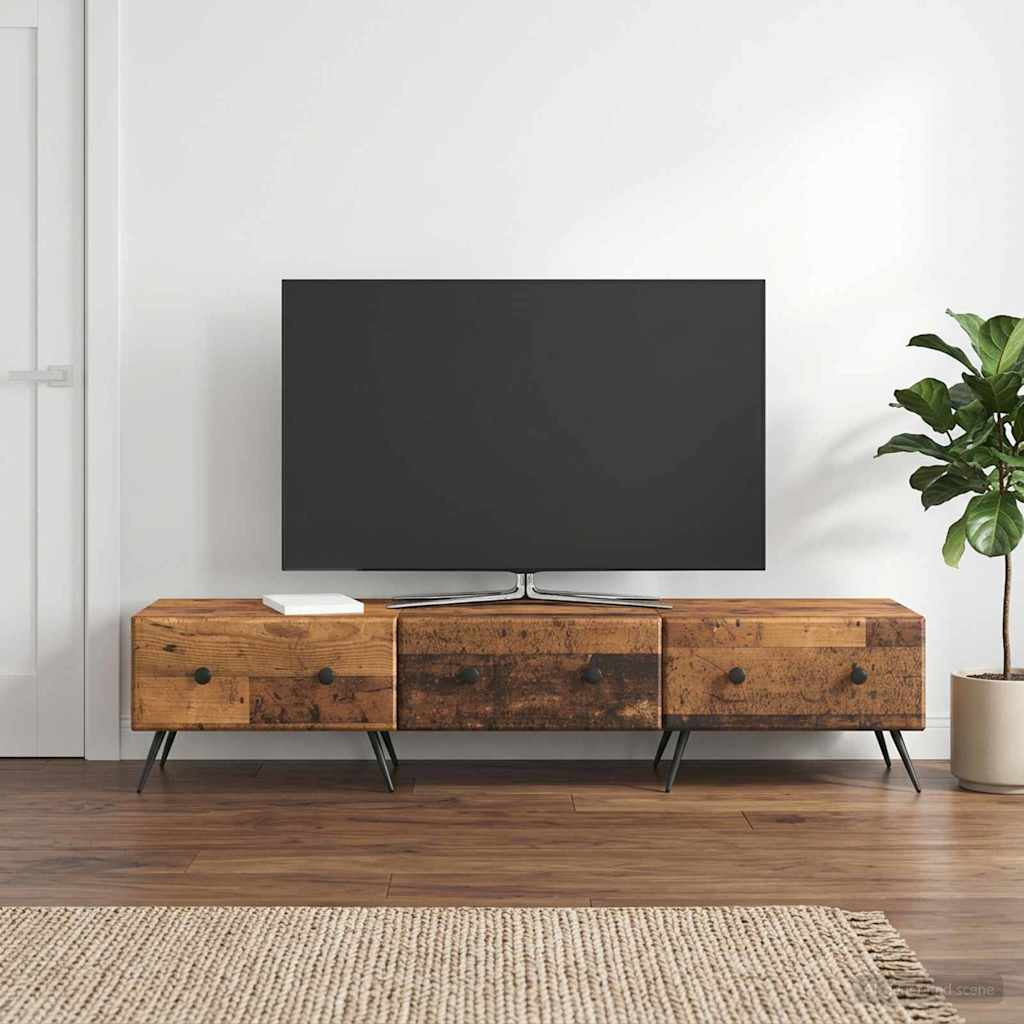 vidaXL TV-Schränk Altholz 147 x 34,5 x 30 cm Holzwerkstoff