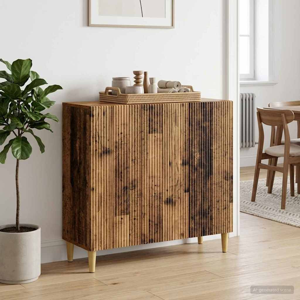 vidaXL Sideboard Altholz 89 x 34,5 x 80 cm Holzwerkstoff