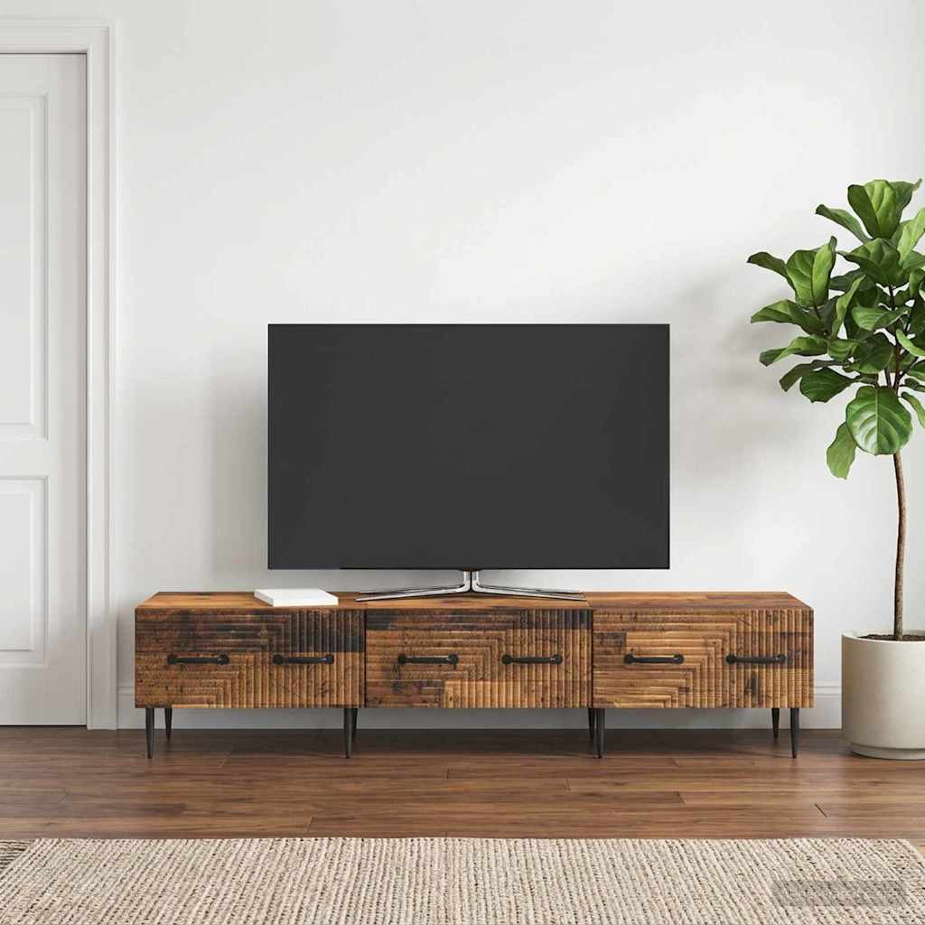 vidaXL TV-Schränk Altholz 147 x 34,5 x 30 cm Holzwerkstoff