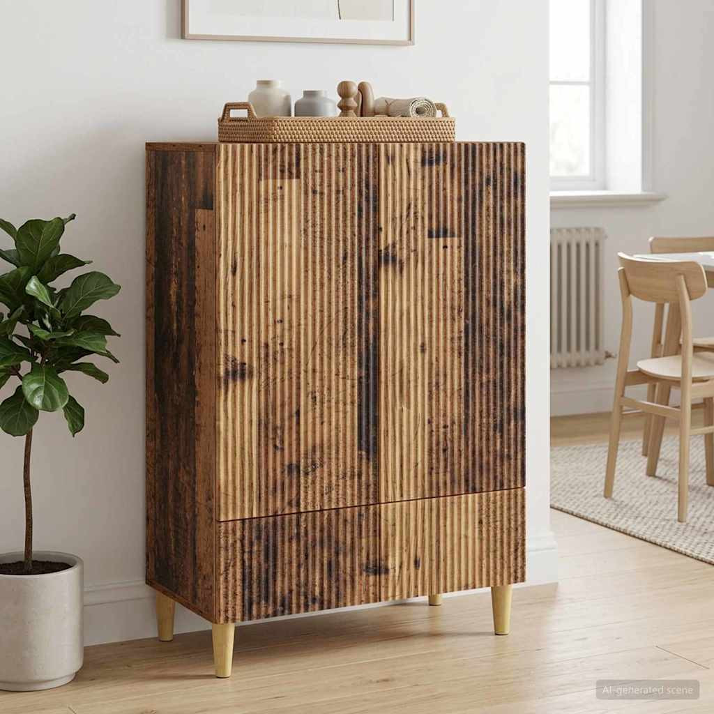 vidaXL Sideboard Altholz 66 x 34,5 x 95 cm Holzwerkstoff