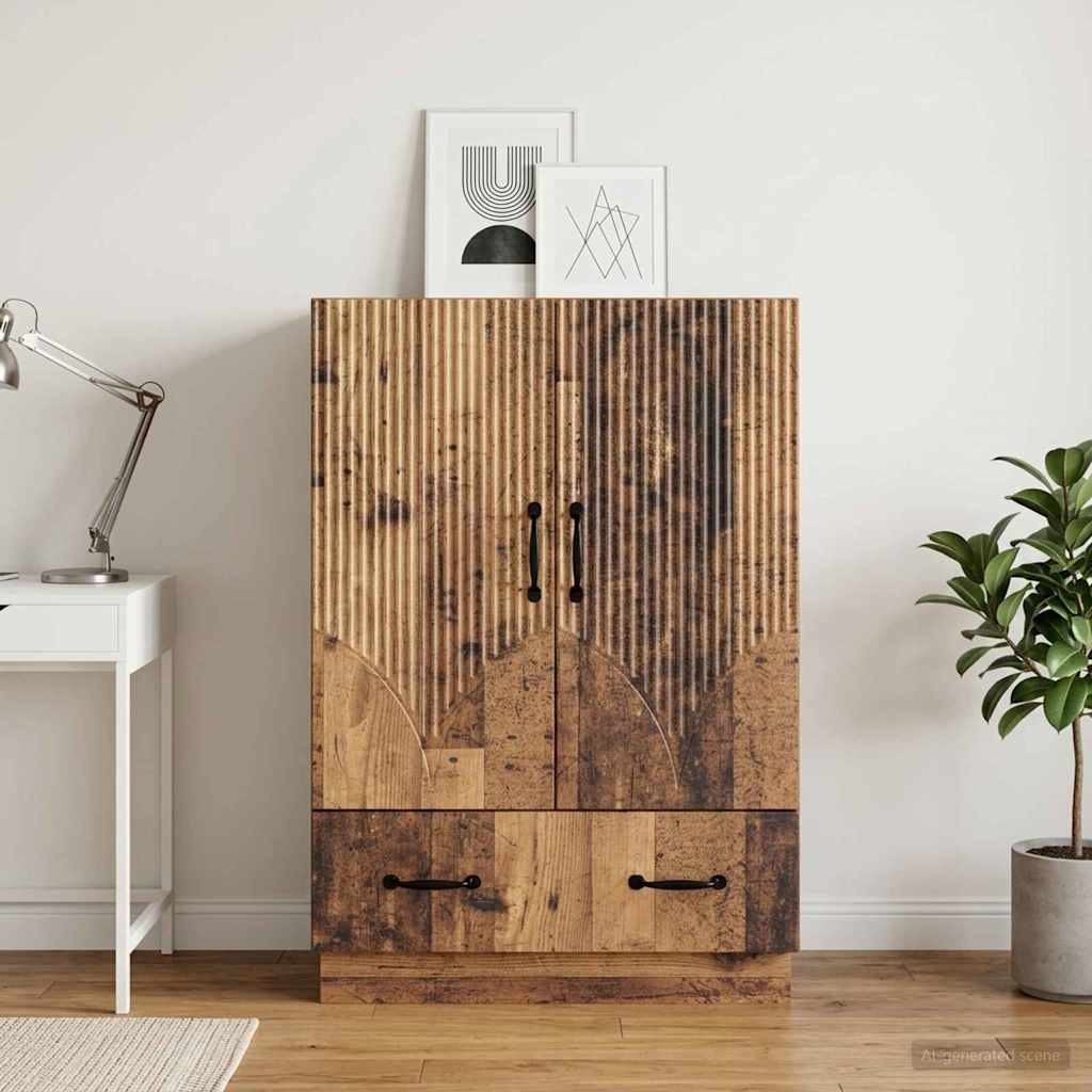 vidaXL Sideboard Altholz 66 x 34,5 x 92 cm Holzwerkstoff