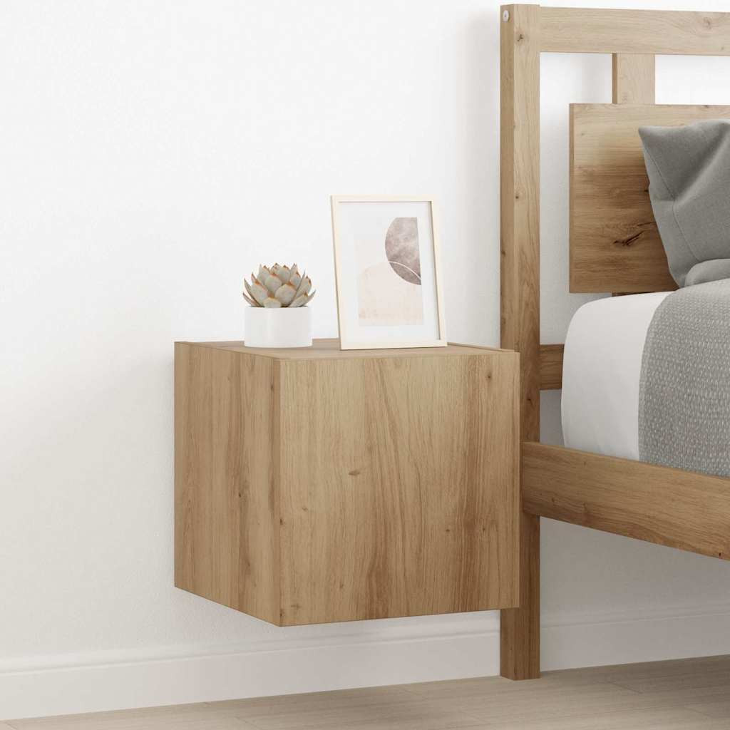 vidaXL TV-Wandschrank 30,5 x 35 x 30 cm Kunsthandwerk Eiche