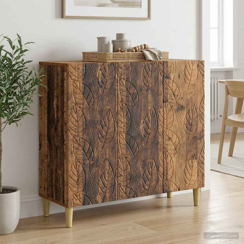 vidaXL Sideboard Altholz 89 x 34,5 x 80 cm Holzwerkstoff