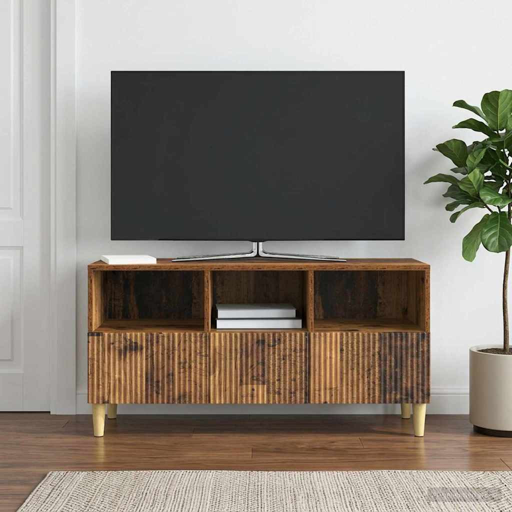 vidaXL TV-Schränk Altholz 102 x 34,5 x 50 cm Holzwerkstoff