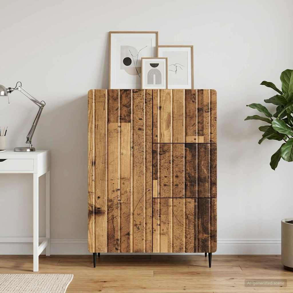 vidaXL Sideboard Altholz 66 x 34,5 x 91,5 cm Holzwerkstoff