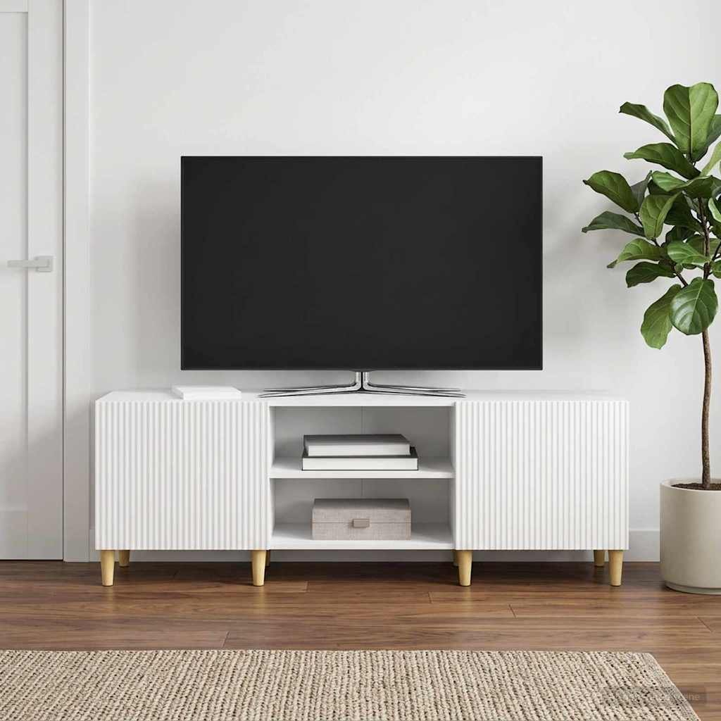 vidaXL TV-Schränk Hochglanz Weiß 150 x 31 x 50 cm Holzwerkstoff