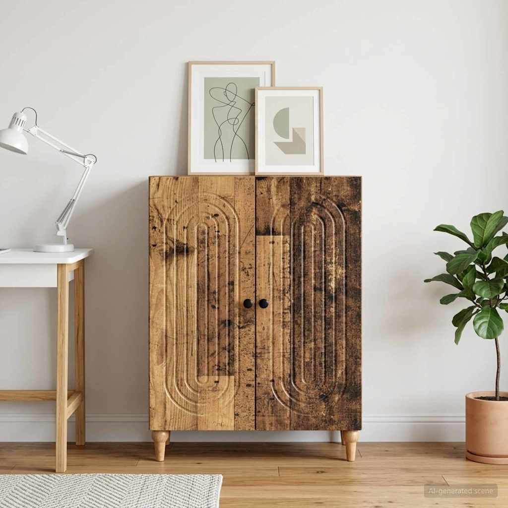 vidaXL Sideboard Altholz 66 x 34,5 x 90 cm Holzwerkstoff