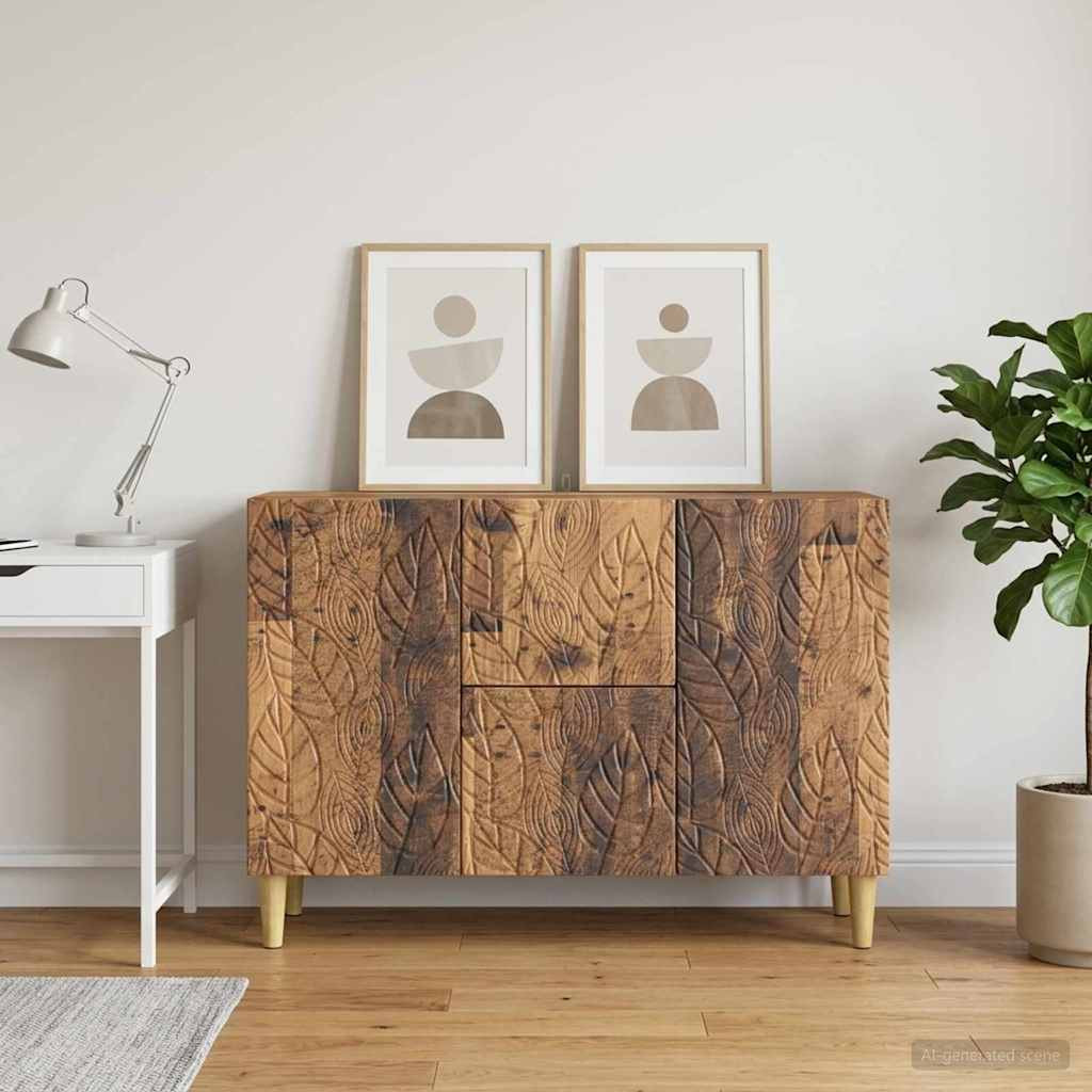 vidaXL Sideboard Altholz 89 x 34,5 x 60 cm Holzwerkstoff