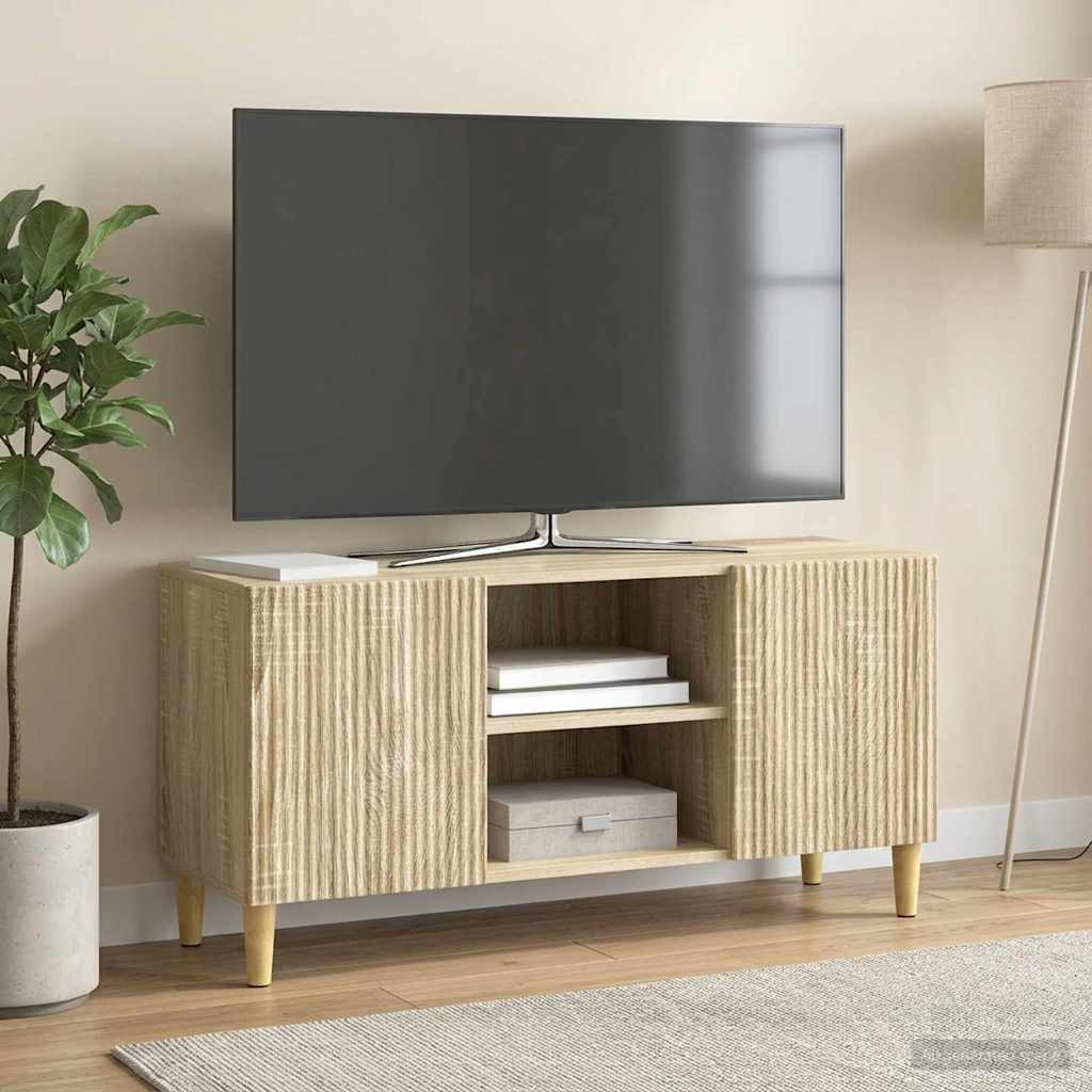 vidaXL TV-Schränk Sonoma-Eiche 102 x 34,5 x 50 cm Holzwerkstoff