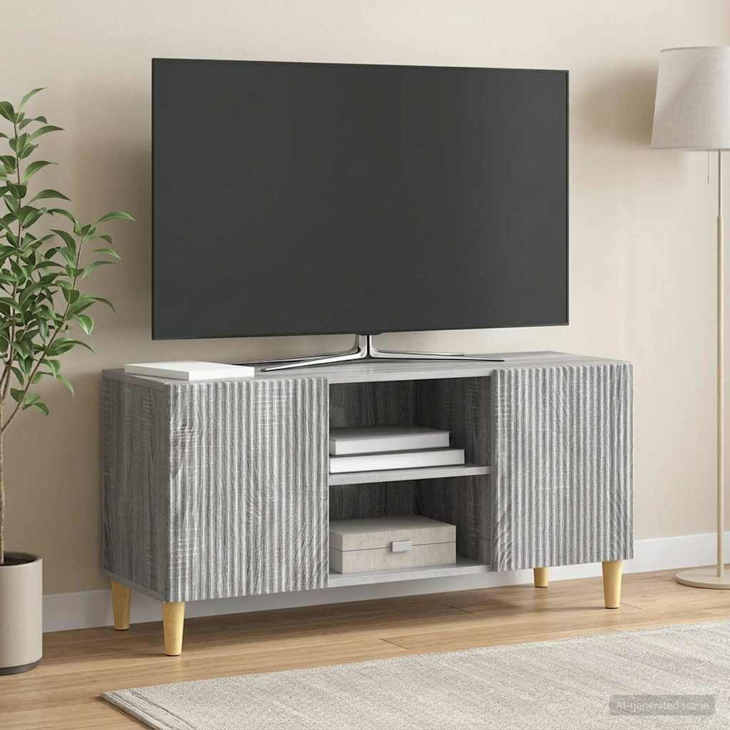vidaXL TV-Schränk Graues Sonoma 102 x 34,5 x 50 cm Holzwerkstoff