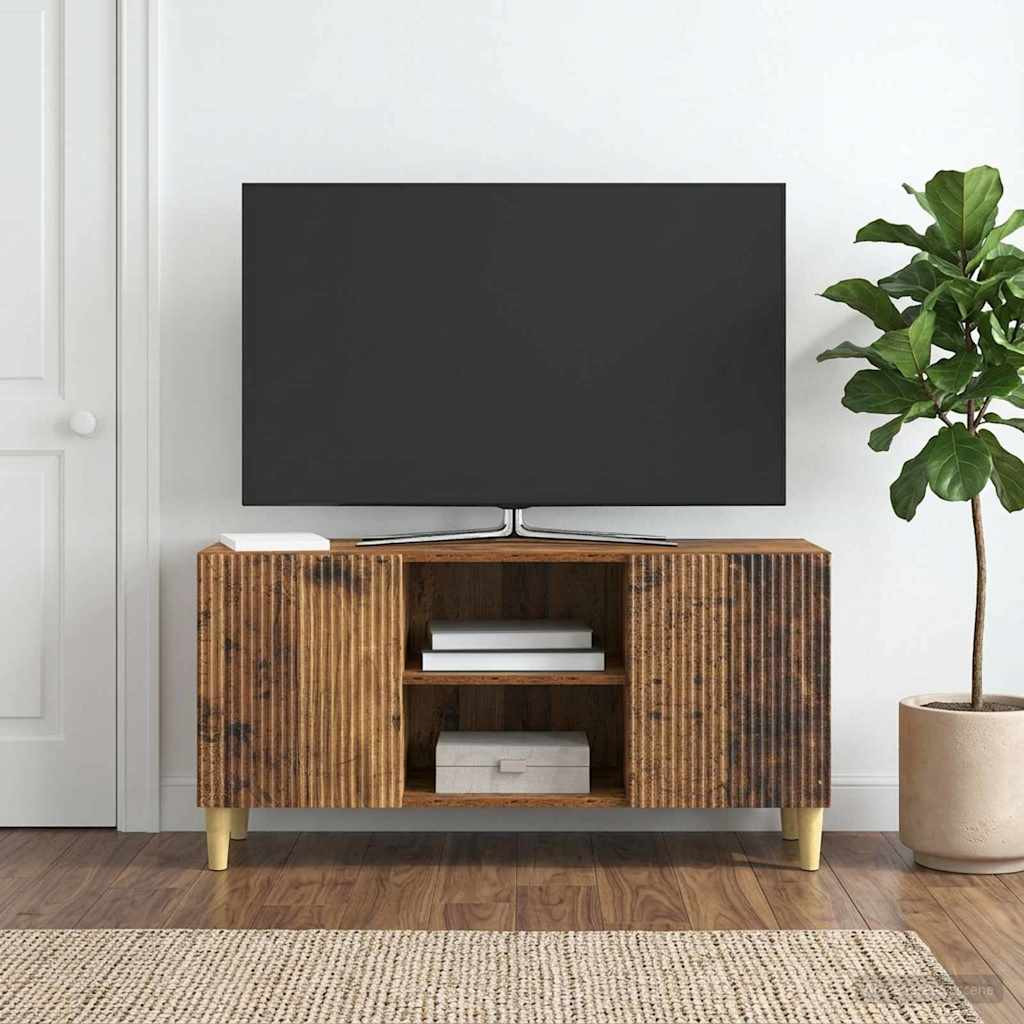 vidaXL TV-Schränk Altholz 102 x 34,5 x 50 cm Holzwerkstoff