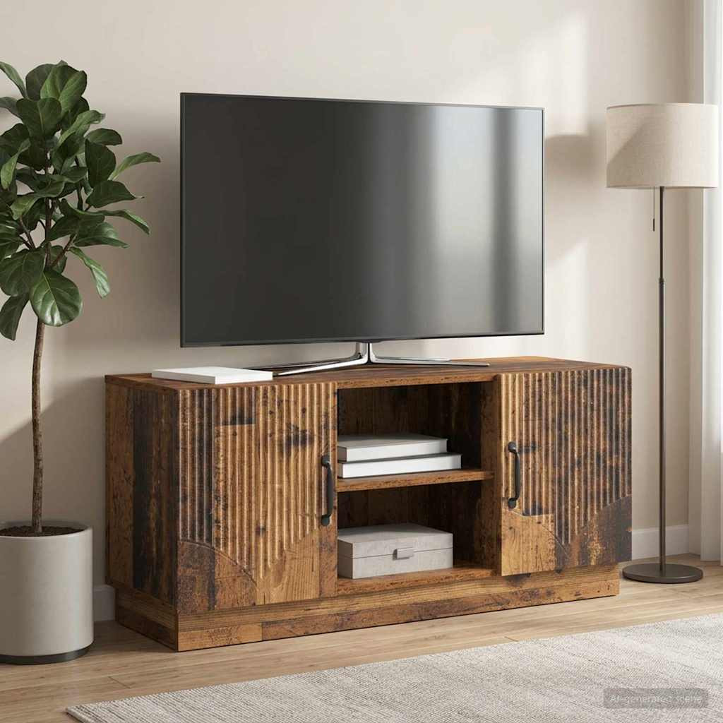 vidaXL TV-Schränk Altholz 102 x 34,5 x 47 cm Holzwerkstoff