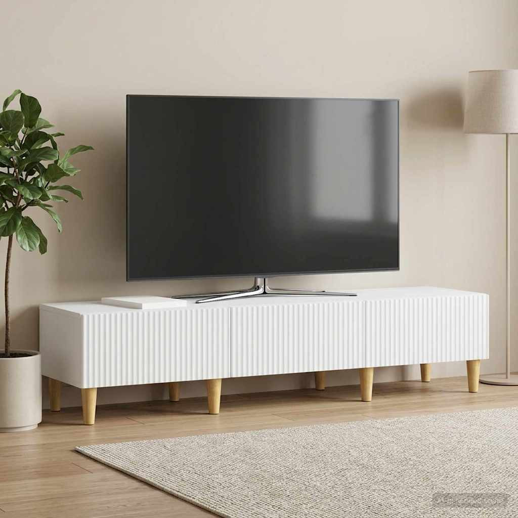 vidaXL TV-Schränk mit Schubladen Weiß 147 x 34,5 x 30 cm Holzwerkstoff