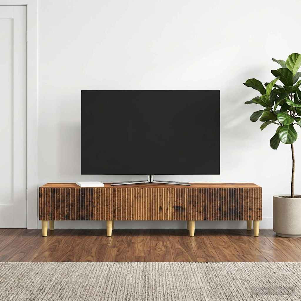 vidaXL TV-Schränk Altholz 147 x 34,5 x 30 cm Holzwerkstoff