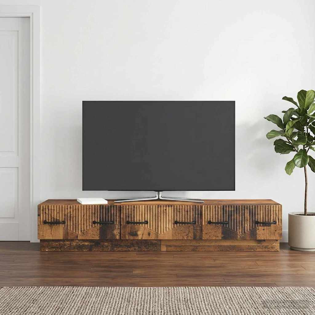 vidaXL TV-Schränk Altholz 147 x 34,5 x 27 cm Holzwerkstoff
