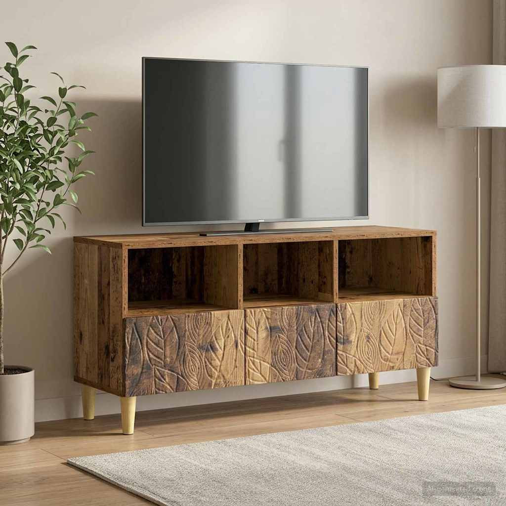 vidaXL TV-Schränk 102 x 34,5 x 50 cm Altholz Holzwerkstoff
