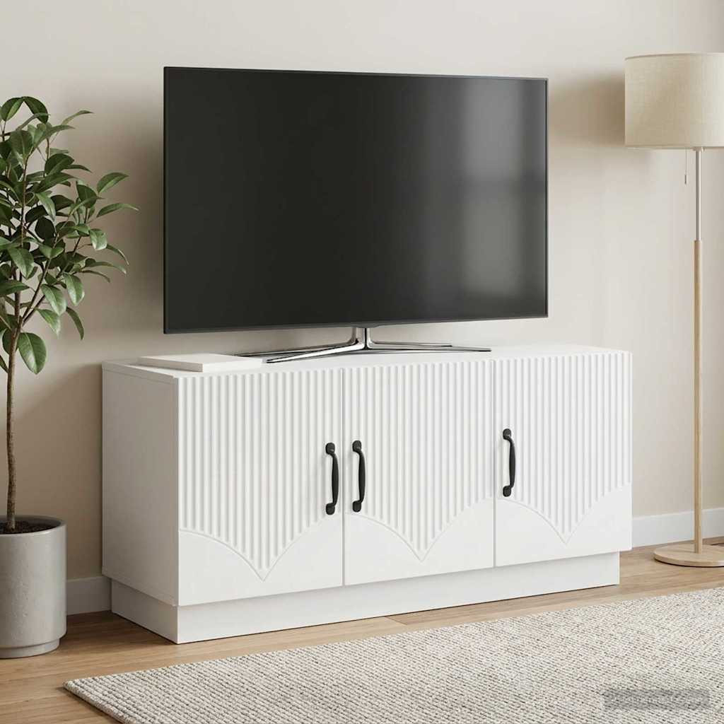 vidaXL TV-Schränk Weiß 99 x 34,5 x 47 cm Holzwerkstoff