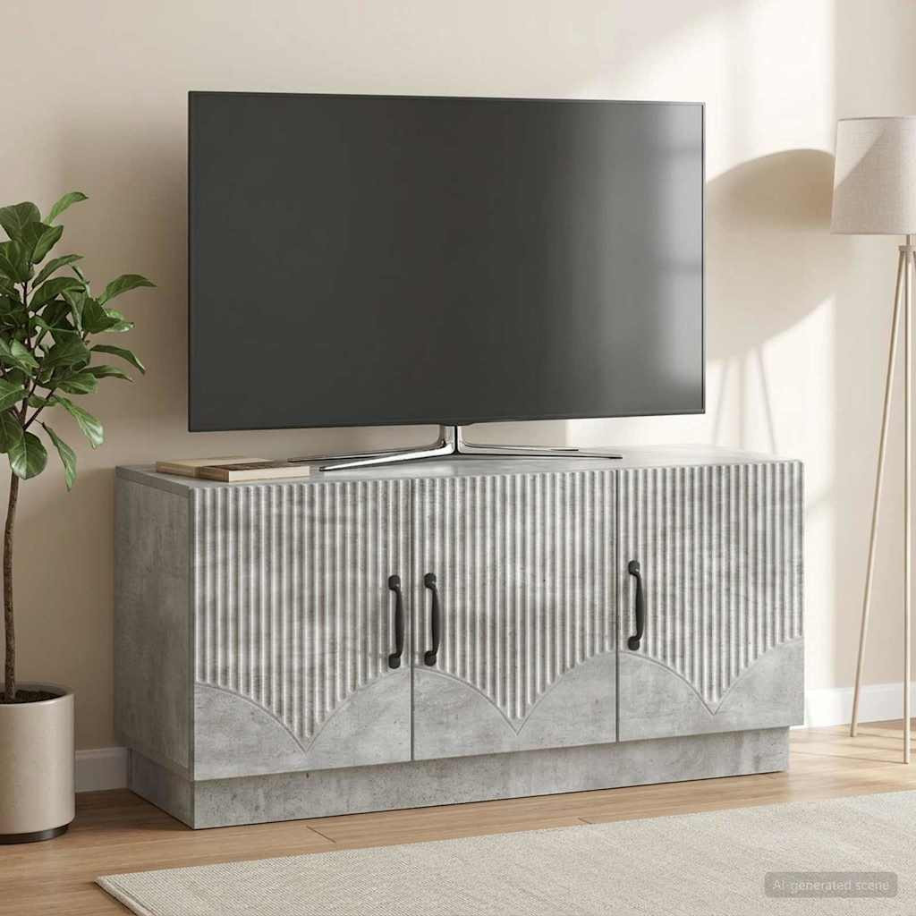 vidaXL TV-Schränk Betongrau 99 x 34,5 x 47 cm Holzwerkstoff