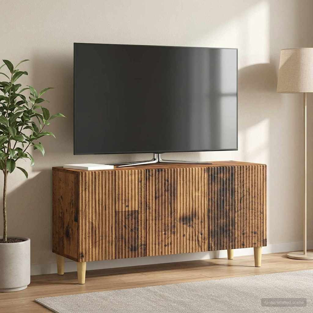 vidaXL TV-Schränk Altholz 99 x 34,5 x 50 cm Holzwerkstoff