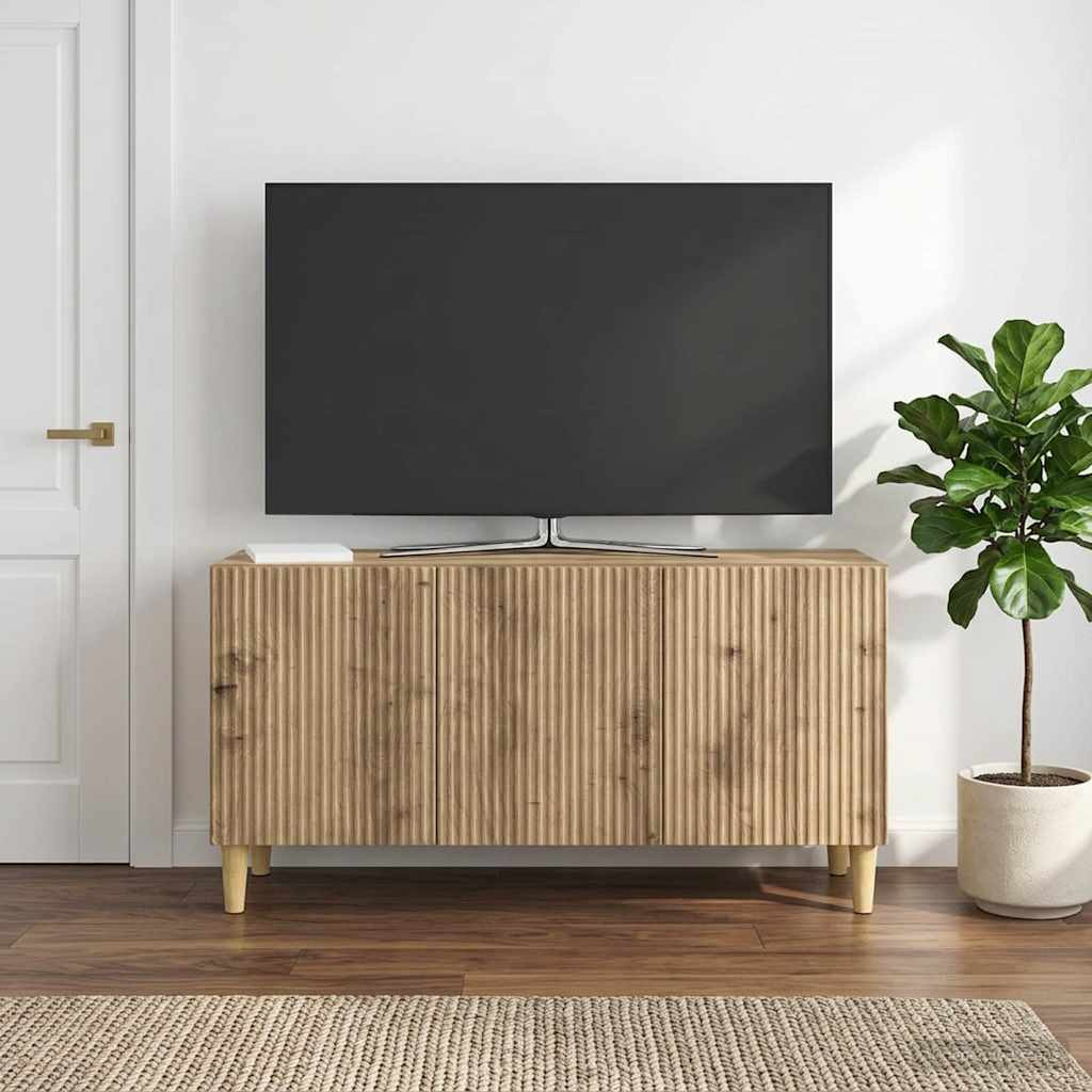 vidaXL TV-Schränk 99 x 34,5 x 50 cm Artisan-Eiche Holzwerkstoff