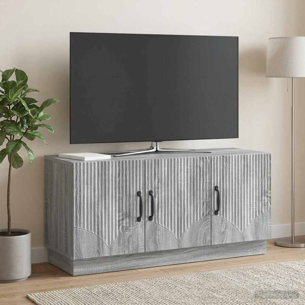 vidaXL TV-Schränk Graues Sonoma 99 x 34,5 x 47 cm Holzwerkstoff