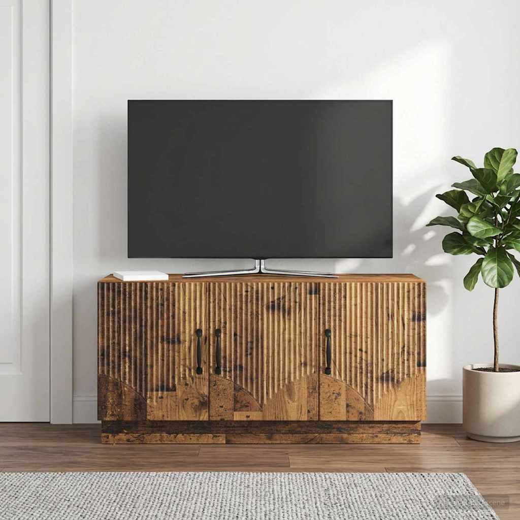 vidaXL TV-Schränk Altholz 99 x 34,5 x 47 cm Holzwerkstoff