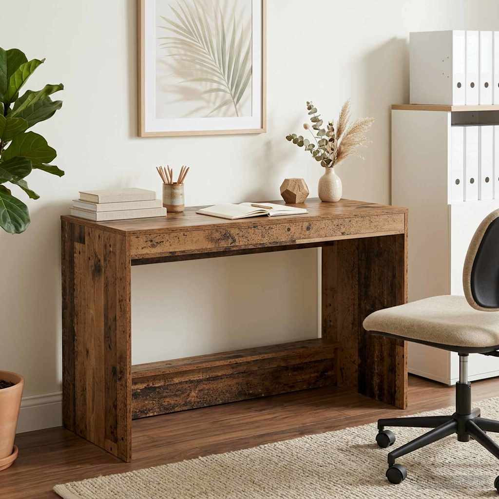 vidaXL Bett-Schreibtisch Altholz Holzwerkstoff 100 x 45 x 75 cm