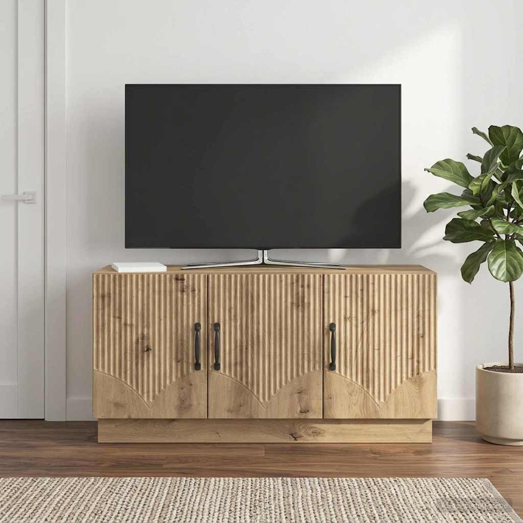 vidaXL TV-Schränk 99 x 34,5 x 47 cm Artisan-Eiche Holzwerkstoff