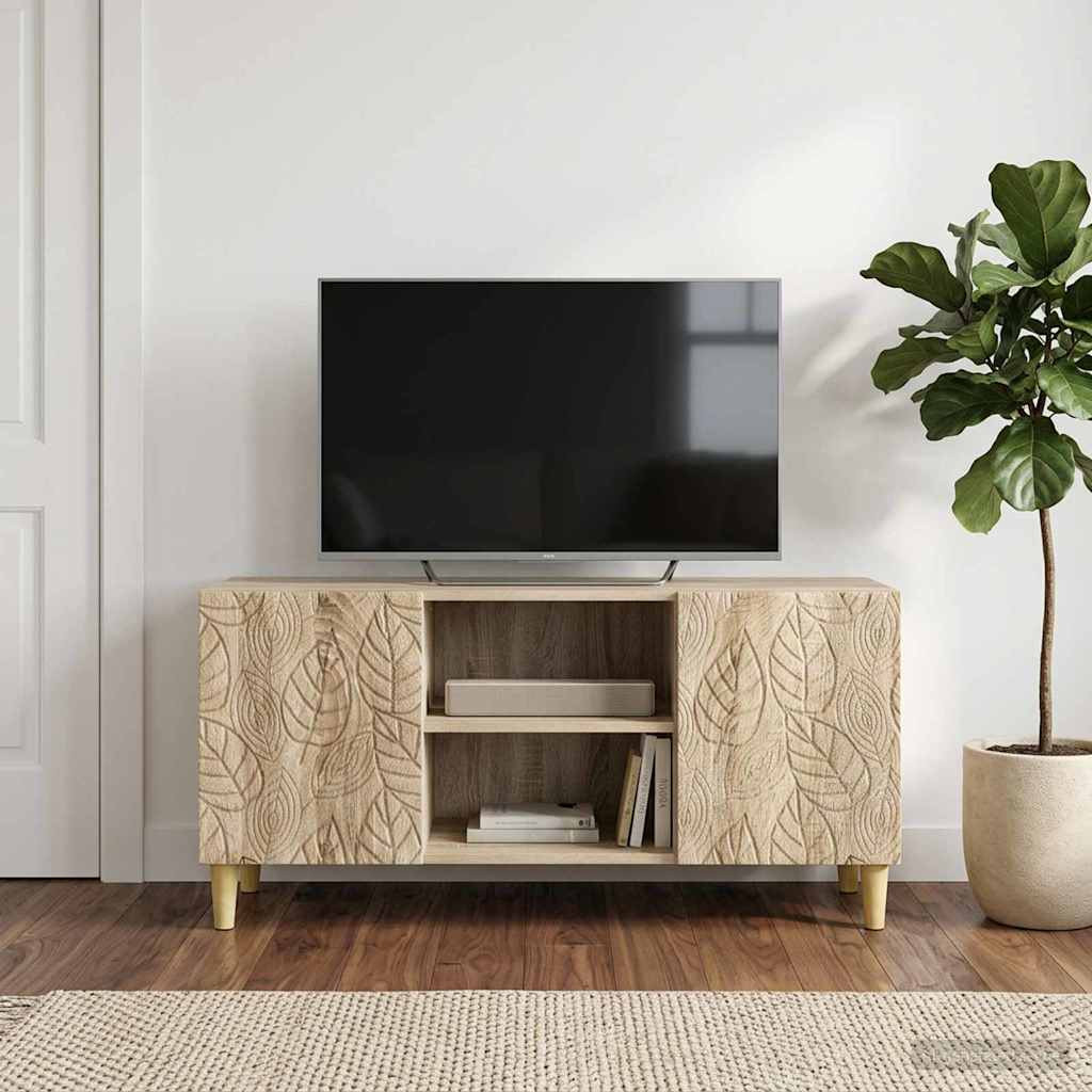 vidaXL TV-Schränk 102 x 34,5 x 50 cm Sonoma-Eiche Holzwerkstoff