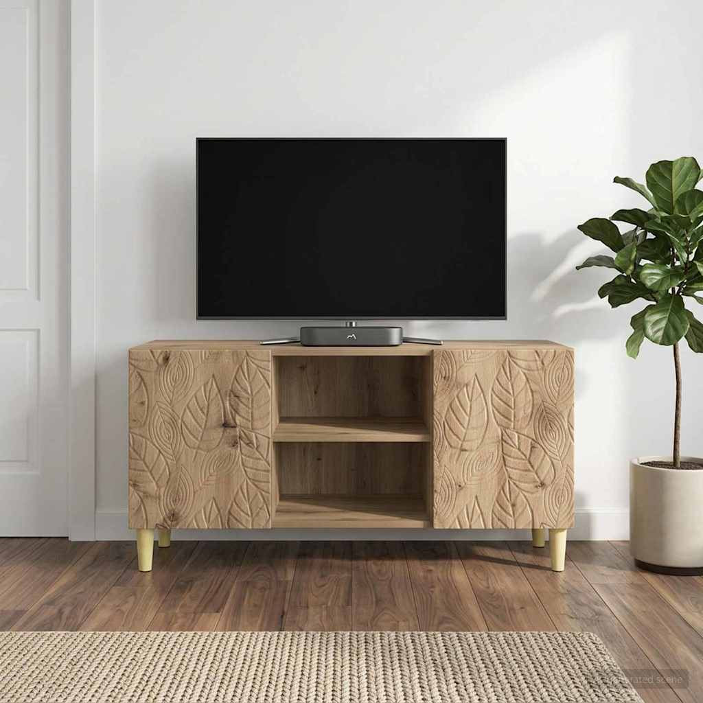vidaXL TV-Schränk 102 x 34,5 x 50 cm Artisan-Eiche Holzwerkstoff