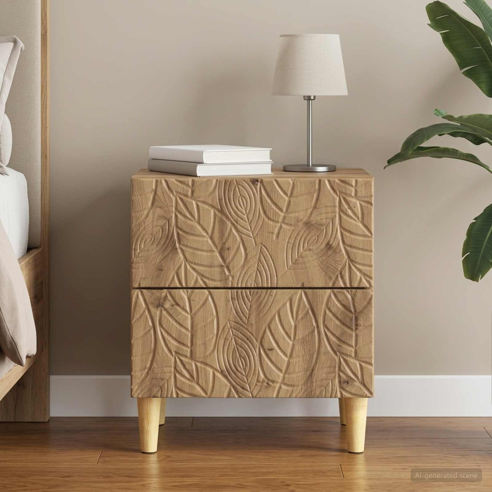 vidaXL Nachttisch Artisan-Eiche 43 x 34,5 x 48 cm Holzwerkstoff