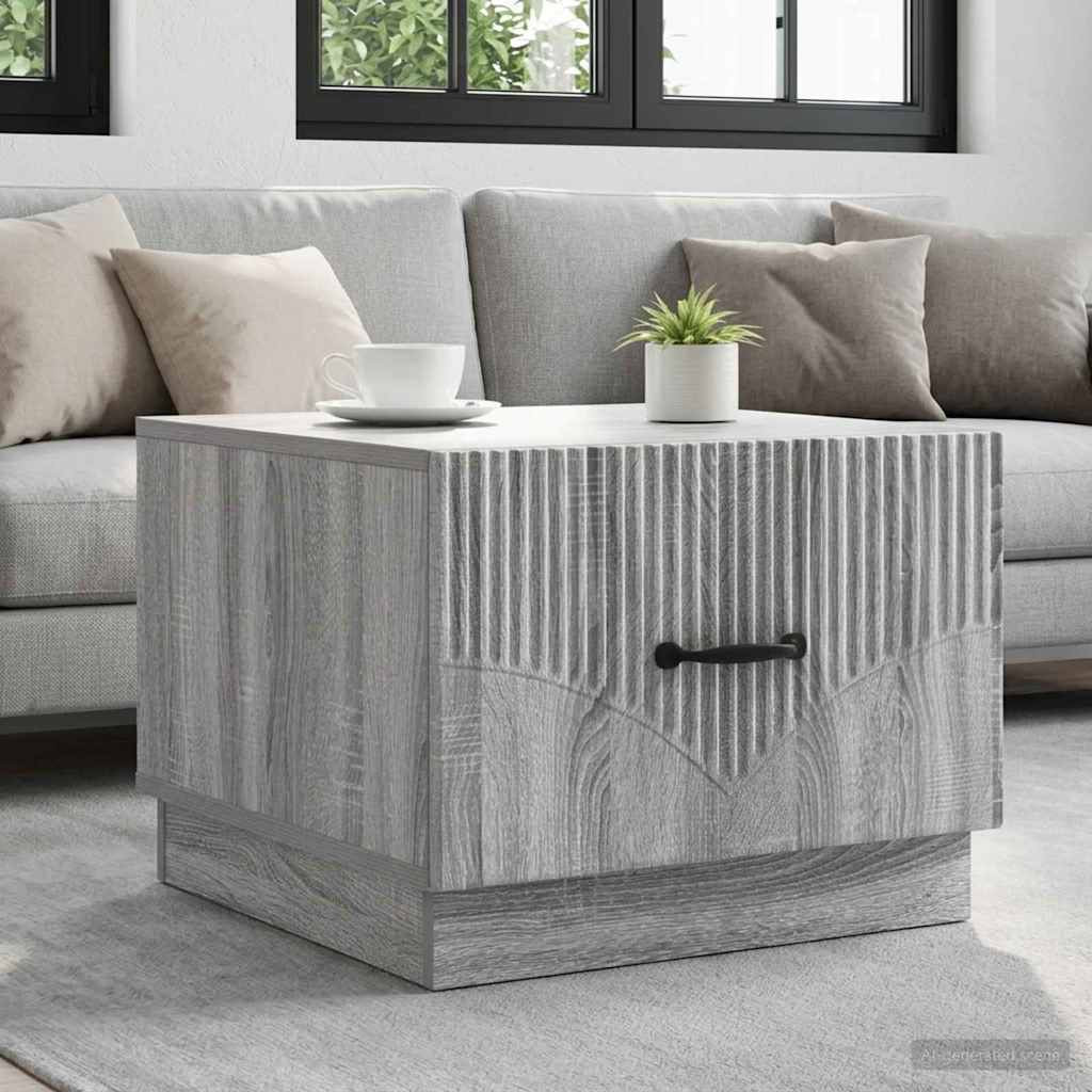 vidaXL Couchtisch Graues Sonoma 49 x 50 x 37 cm Holzwerkstoff