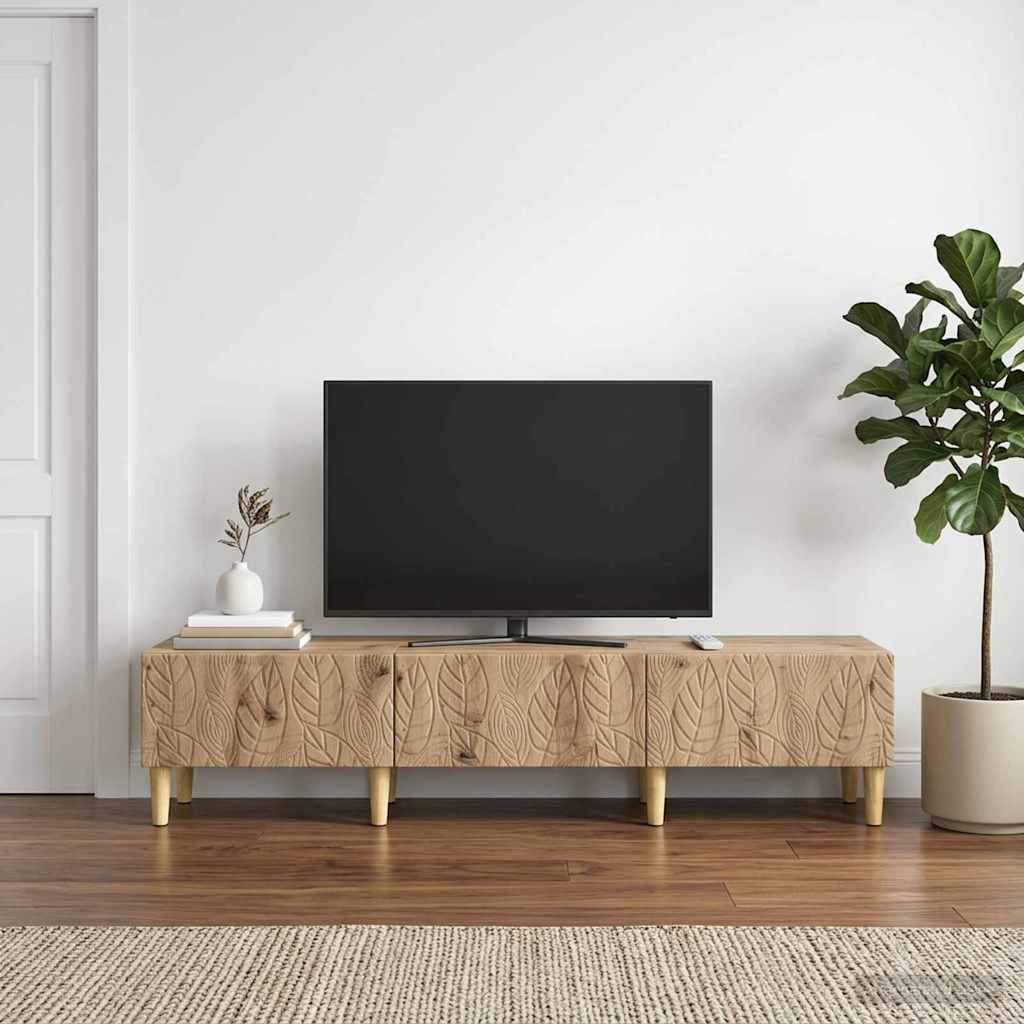 vidaXL TV-Schränk 147 x 34,5 x 30 cm Artisan-Eiche Holzwerkstoff