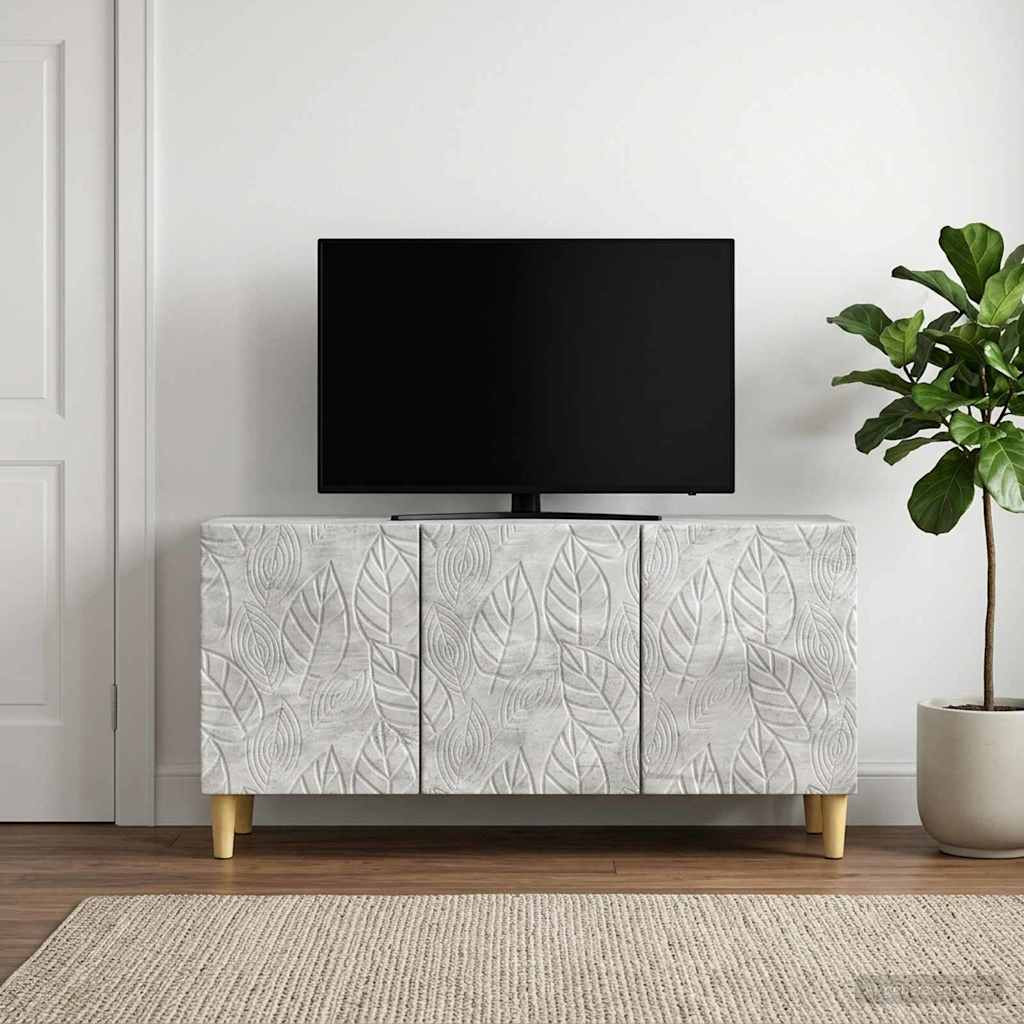 vidaXL TV-Schränk 99 x 34,5 x 50 cm Betongrau Holzwerkstoff